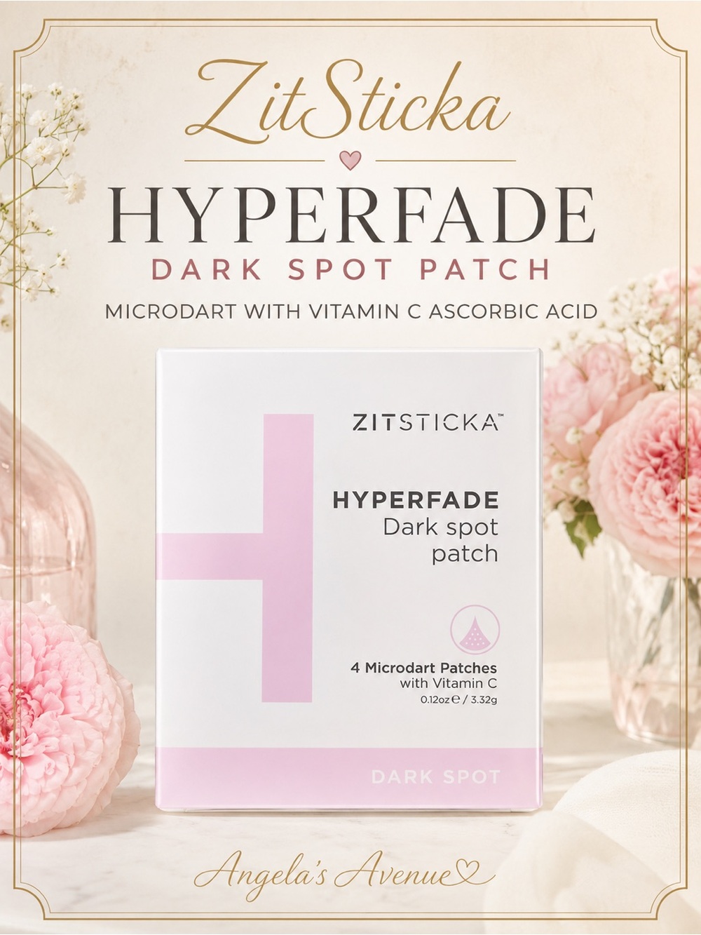ZitSticka Hyperfade Dark Spot Patch - Microdart with Vitamin C Ascorbic Acid